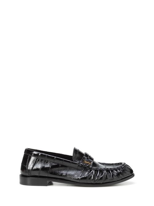 Eel skin moccasins SAINT LAURENT | 7758790WXAK1000